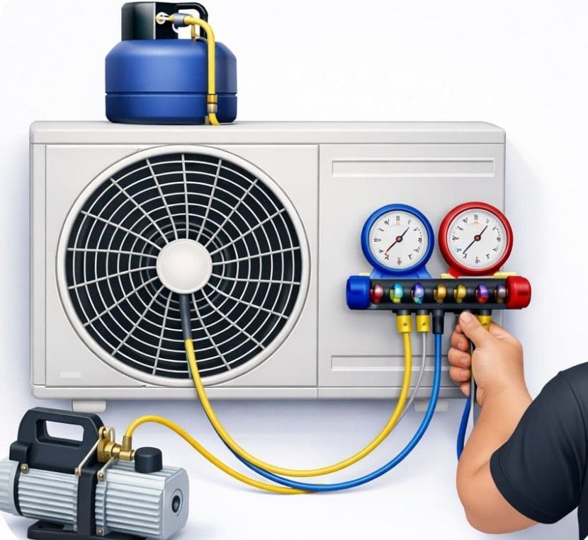 AC Gas Refilling and Checkup